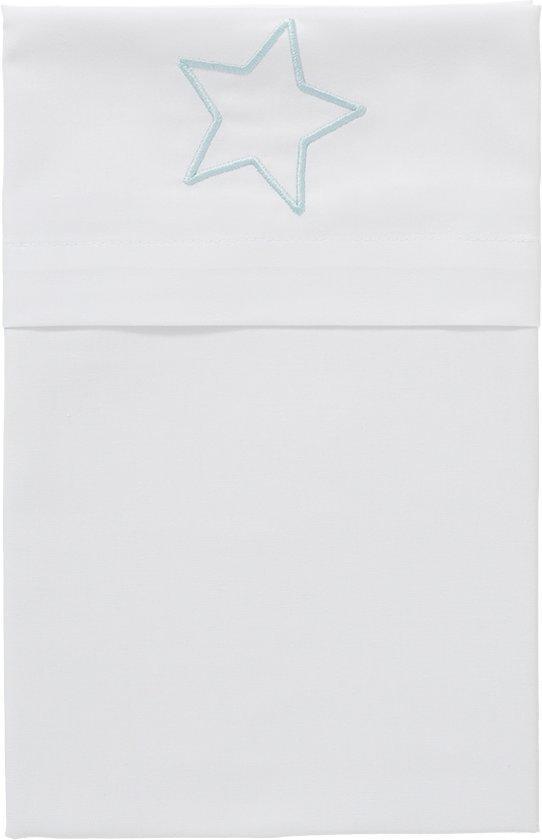 Wieglaken ster borduur mint, Huis en Inrichting, Slaapkamer | Matrassen en Bedbodems, Verzenden