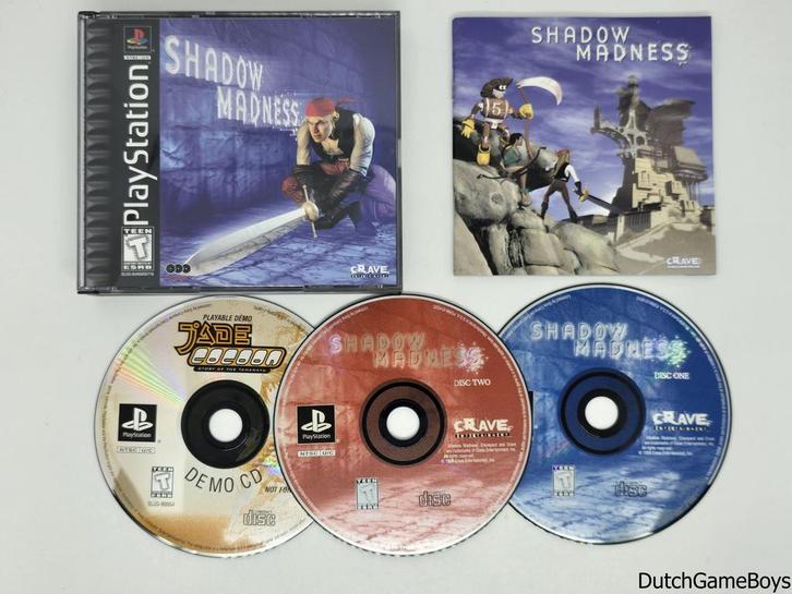 Playstation 1 / PS1 - Shadow Madness + Jade Cocoon Demo - US, Spelcomputers en Games, Games | Sony PlayStation 1, Gebruikt, Verzenden