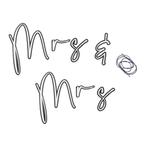 Slinger Mr& Mrs 2m, Hobby en Vrije tijd, Feestartikelen, Verzenden, Nieuw