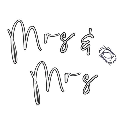 Slinger Mr& Mrs 2m, Hobby en Vrije tijd, Feestartikelen, Nieuw, Verzenden