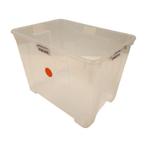 Transparante opbergbak 39x28x28 cm, 22 liter, nestbaar, PP,, Ophalen of Verzenden, Gebruikt, Bak of Kist