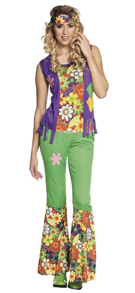 Hippie Kostuum Dames Woodstock M, Kleding | Dames, Carnavalskleding en Feestkleding, Nieuw, Verzenden