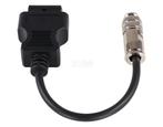 Jaltest MTU 12 Pins OBD - 16 Pins OBD2 Verloopkabel Verbrand, Verzenden, Nieuw