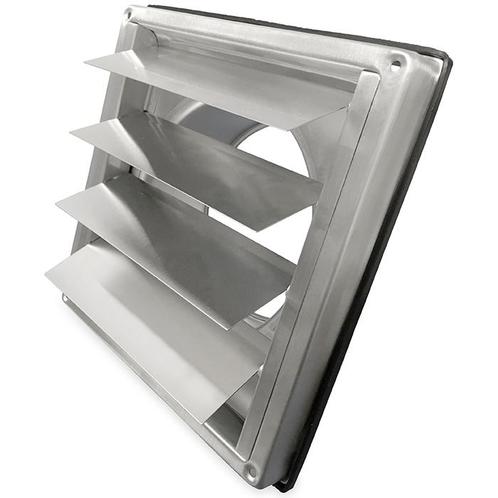 Overdrukrooster RVS aansluitmaat Ø 100mm, Doe-het-zelf en Verbouw, Ventilatie en Afzuiging, Nieuw, Verzenden
