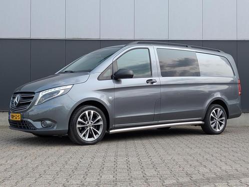 Zakelijke Lease |  Mercedes-Benz Vito 114 140PK RWD AUT DUBB, Auto's, Bestelauto's, Dealer onderhouden, Lease, Grijs, Overige kleuren