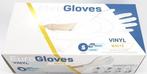 EUROGLOVES VINYL HANDSCHOENEN GEPOEDERD S DOOSJE 100 STUKS, Diversen, Verzenden, Nieuw