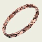 Luxe gezondheidsarmband/-enkelband magnetisch koper – 0,7 cm, Nieuw
