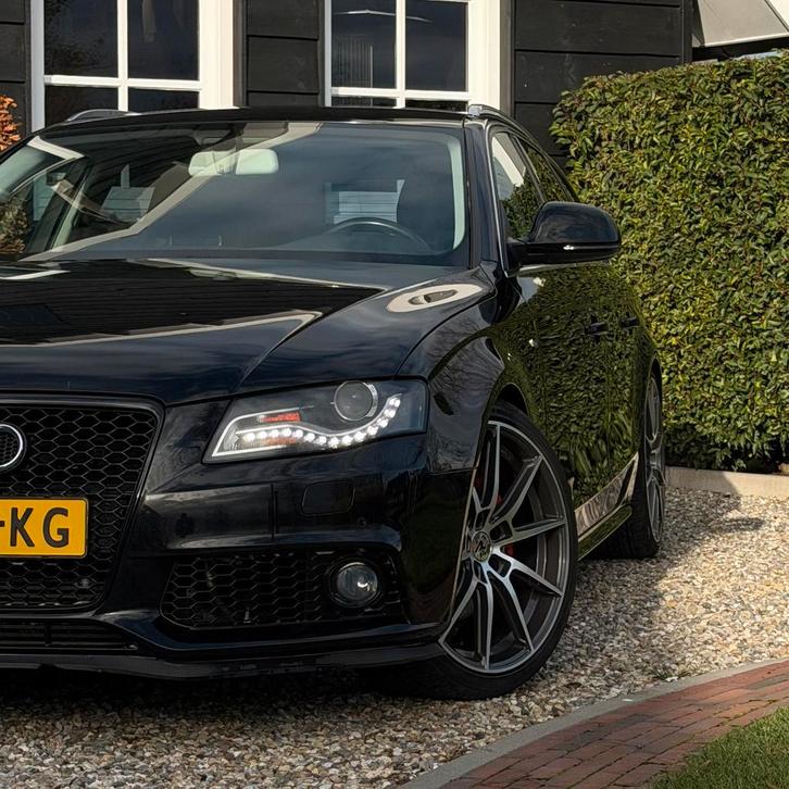 Audi A4 1.8 Tfsi 118KW Avant Multitronic 2008 Zwart S-Line, Auto's, Audi, Geïmporteerd, Onderhoudsboekje, Te koop, Automaat, Stationwagon