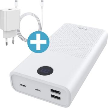 30000 mAh Powerbank + Snellader met USB-C Oplader Kabel beschikbaar voor biedingen