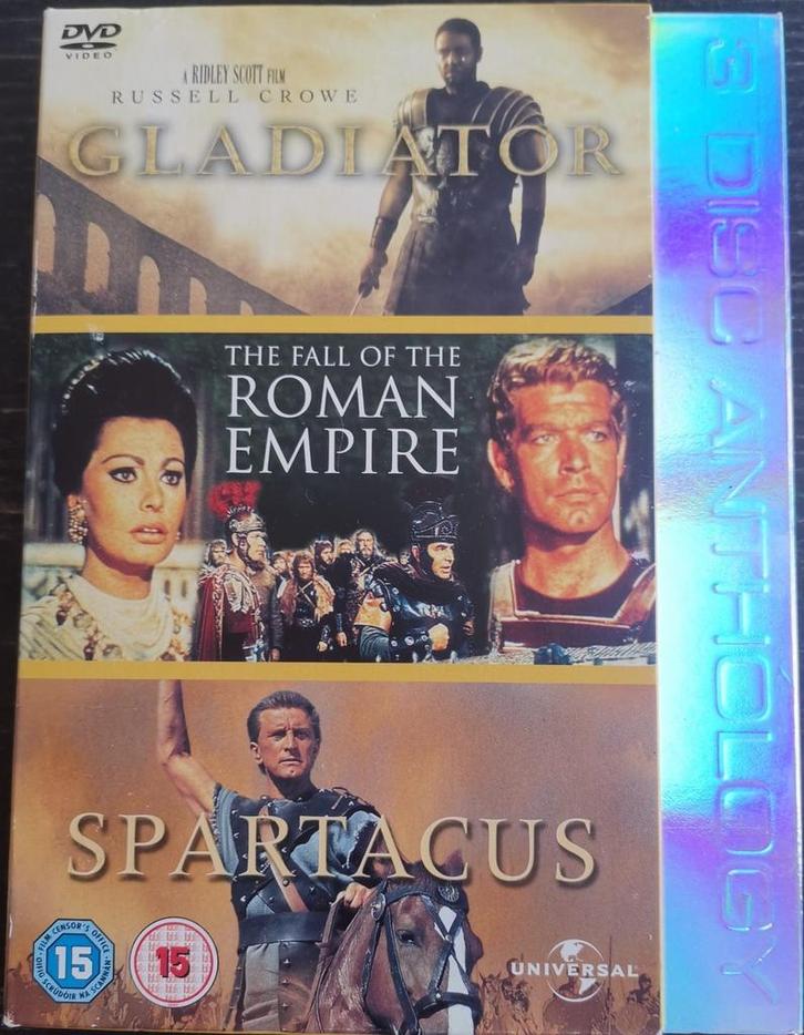 Gladiator + Roman Empire + Spartacus        Gratis verzenden, Cd's en Dvd's, Dvd's | Tv en Series, Zo goed als nieuw, Boxset, Overige genres