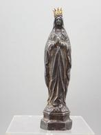 Figuur - Notre Dame de Lourdes - .800 zilver, Antiek en Kunst