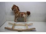 Hobbelpaard Hout - Hobbelpaard met Geluid - 64CM Hoog -, Verzenden, Zo goed als nieuw