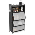 LIVSK Keukenrek - 5-traps met Transparante Deuren - Zwenkwie, Verzenden, Nieuw