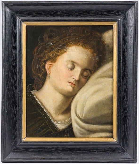 Frans Floris (1517–1570), After - Portrait of a lady, Antiek en Kunst, Kunst | Schilderijen | Klassiek