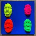 gregos - Fluo moods on blue background