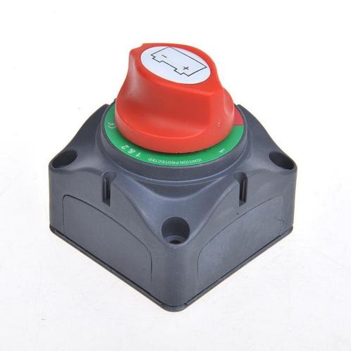 ProPlus Hoofdstroomschakelaar - 1-2-BOTH-OFF - 12-48 Volt..., Caravans en Kamperen, Caravan accessoires, Nieuw, Ophalen of Verzenden