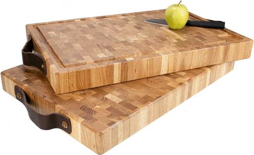 ACTIE: 60cm x 40 cm - Houten Snijplank / Kopshout Hakblo..., Zakelijke goederen, Kantoor en Winkelinrichting | Kantoorartikelen