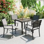 TRUUSK Aluminium Buffettafel 73x73 cm - Weerbestendig met Ho, Verzenden, Nieuw