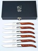 Laguiole - 6x Luxury Steak Knives - Rose Wood - style de -