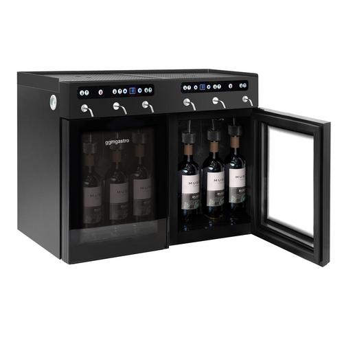 GGM Gastro | Wijndispenser - 1 klimaatzone - gekoeld - voor, Witgoed en Apparatuur, Koelkasten en IJskasten, Zonder vriesvak, 140 tot 160 cm