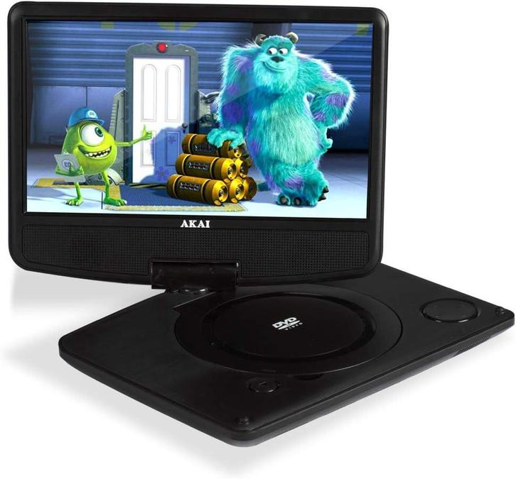 Akai Portable DVD-Speler – 9 inch LCD Scherm met USB-Poort, Audio, Tv en Foto, Televisie-accessoires, Zo goed als nieuw, Verzenden