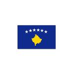 Gevelvlag/vlaggenmast vlag Kosovo 90 x 150 cm - Kosovo ver.., Ophalen of Verzenden, Nieuw
