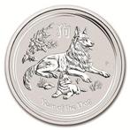 Lunar II - Year of the Dog - 5 oz 2018, Postzegels en Munten, Munten | Oceanië, Zilver, Losse munt, Verzenden