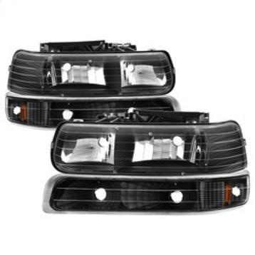 xTune Chevy Tahoe 00-06 Amber Crystal Headlights w/ Bumper beschikbaar voor biedingen