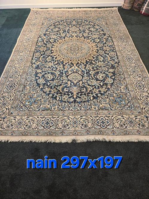 Perzisch Tapijt nain 300x200 wollen vloerkleed iran, Huis en Inrichting, Stoffering | Tapijten en Kleden, 200 cm of meer, 200 cm of meer