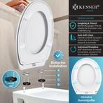 KESSER® WC bril met Soft Close Deksel - Toiletbril - Wit, Huis en Inrichting, Verzenden, Nieuw