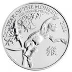 Lunar - Year of the Monkey (UK) - 1 oz 2016, Postzegels en Munten, Verzenden, Losse munt, Zilver