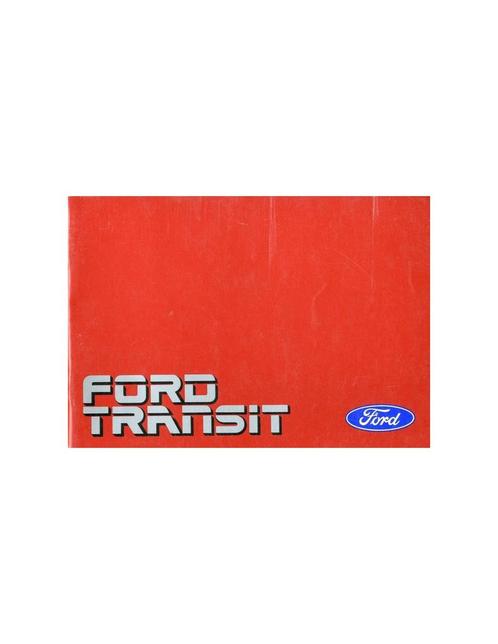 1990 FORD TRANSIT INSTRUCTIEBOEKJE DUITS, Auto diversen, Handleidingen en Instructieboekjes