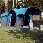 vidaXL Tunneltent voor gezin 8-persoons waterdicht blauw, Caravans en Kamperen, Verzenden, Nieuw, Tot en met 2