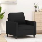 vidaXL Fauteuil 60 cm fluweel zwart, Eenpersoons, Verzenden, Nieuw, Minder dan 150 cm