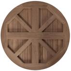 Tafelblad teakhout rond 70 cm en 3 cm dik - teak tafelbladen, Ophalen of Verzenden, Nieuw in verpakking, Meubilair