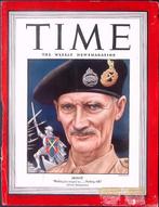 Cover Time Magazine1944 met Bernard Montgomery (lijst optie), Verzamelen, Militaria | Tweede Wereldoorlog, Verzenden, Foto of Poster
