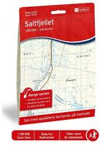 Topografische Wandelkaart Noorwegen 10124 Saltfjellet -, Boeken, Atlassen en Landkaarten, Nieuw, Verzenden