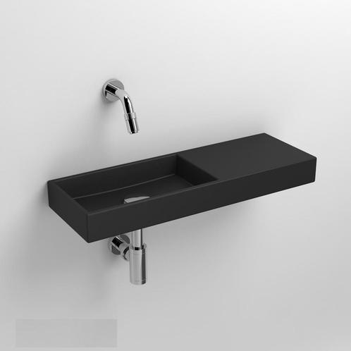 Fontein Clou Mini Wash Me Rechts 56x19x6cm Keramiek Mat, Doe-het-zelf en Verbouw, Sanitair, Overige typen, Nieuw, Ophalen of Verzenden