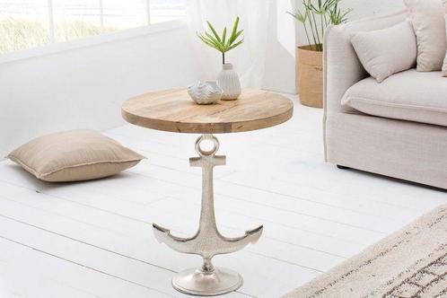 Maritiem design bijzettafel SEVEN SEAS 50cm anker met, Huis en Inrichting, Tafels | Sidetables, Ophalen of Verzenden