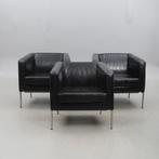 IKEA - Sofa (3) - { - Leder, Staal