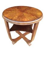 Salontafel - Walnoot - art-deco-tafel