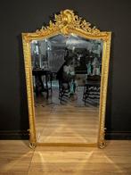 Spiegel - Verguld hout - Antieke Franse spiegel, Antiek en Kunst