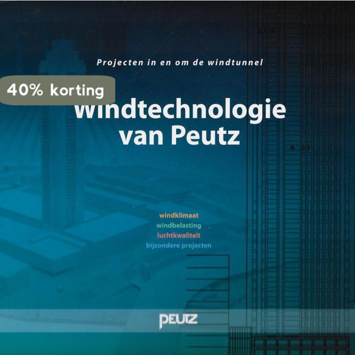 Windtechnologie van Peutz 9789081118903, Boeken, Kunst en Cultuur | Beeldend, Zo goed als nieuw, Verzenden