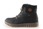 Rieker Veterboots in maat 40 Zwart | 10% extra korting, Verzenden, Zwart, Overige typen, Zo goed als nieuw