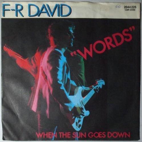 F.R. David - Words - Single, Cd's en Dvd's, Vinyl Singles, Single, Gebruikt, 7 inch, Pop