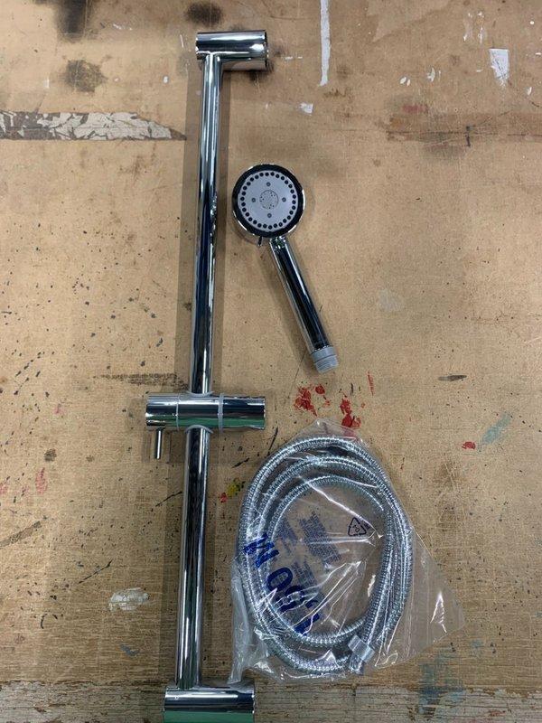 Bossini glijstang 66 cm met handdouche met standen chroom, Doe-het-zelf en Verbouw, Sanitair, Douche, Nieuw, Chroom, Ophalen of Verzenden