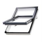 Fakro wit tuimeldakraam onderhoudsarm FTU-V U3 134x140 cm, Verzenden, Minder dan 80 cm, Nieuw, Dubbelglas