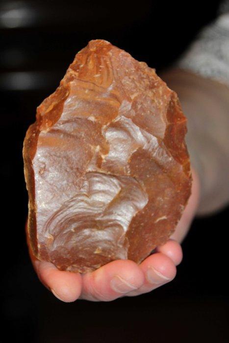 Paleolithisch Vuursteen Bifaces - 135 mm (Zonder, Antiek en Kunst, Antiek | Overige Antiek