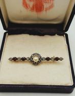 Zonder Minimumprijs - Speld - 19.2 kt. Geel goud - 0.40ct., Sieraden, Tassen en Uiterlijk, Antieke sieraden