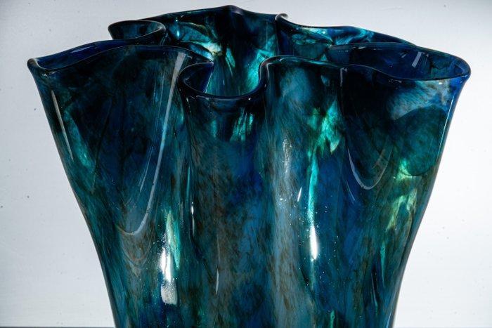 Hans-Jürgen Richartz - Vaas - Kunstenaarsvaas - Zakdoek -, Antiek en Kunst, Antiek | Glas en Kristal